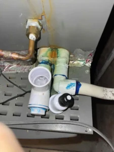 Condensation Drain Line for HVAC System