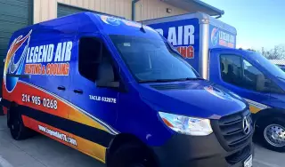 We take pride in our company, and our fully stocked AC repair vans.